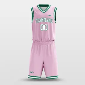 Pink Green - Custom Basketball Jersey Design for Team