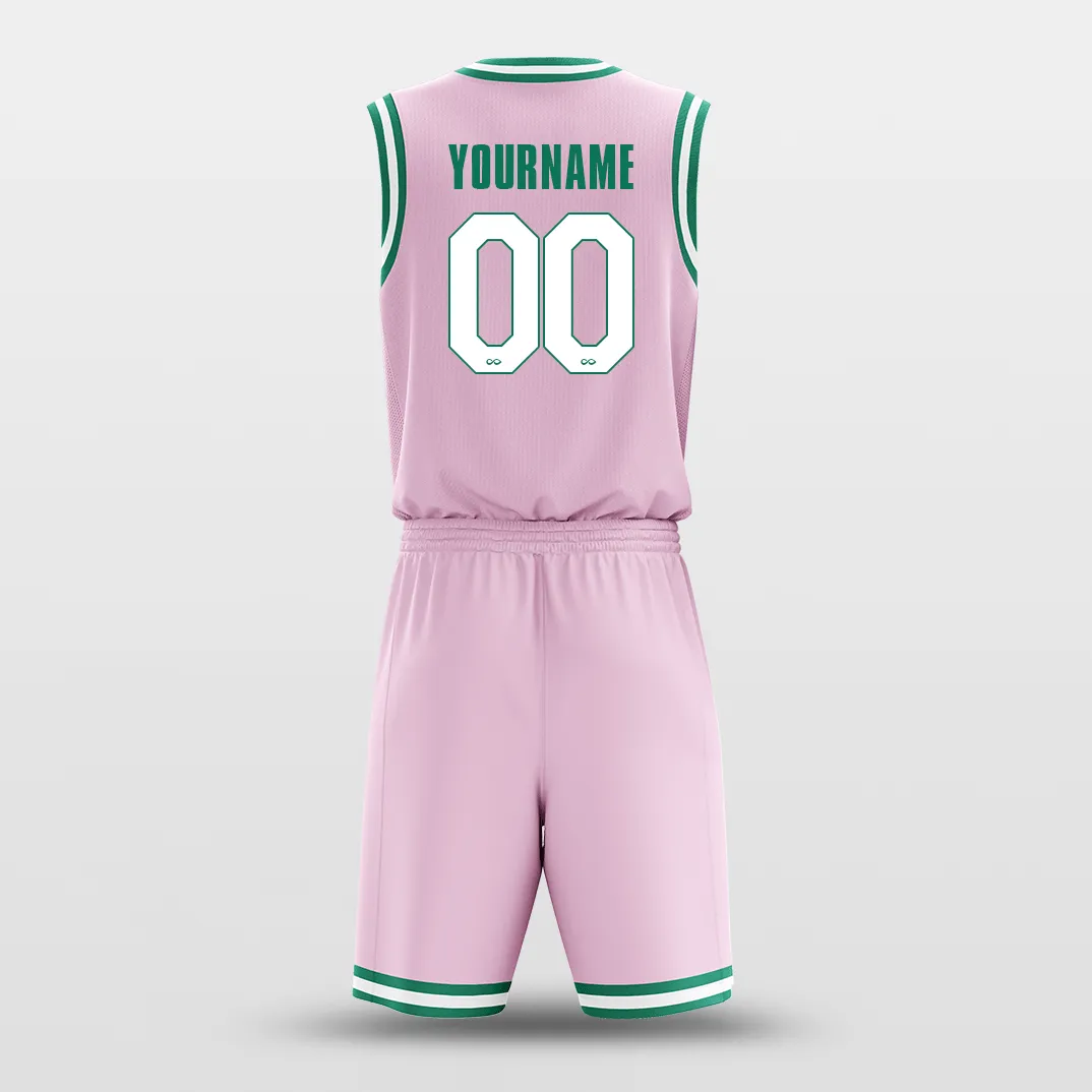 Pink Green - Custom Basketball Jersey Design for Team