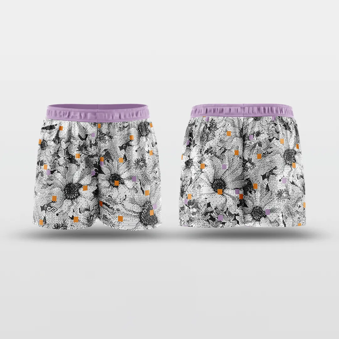 Pixel Flower - Customized Reversible Training Shorts