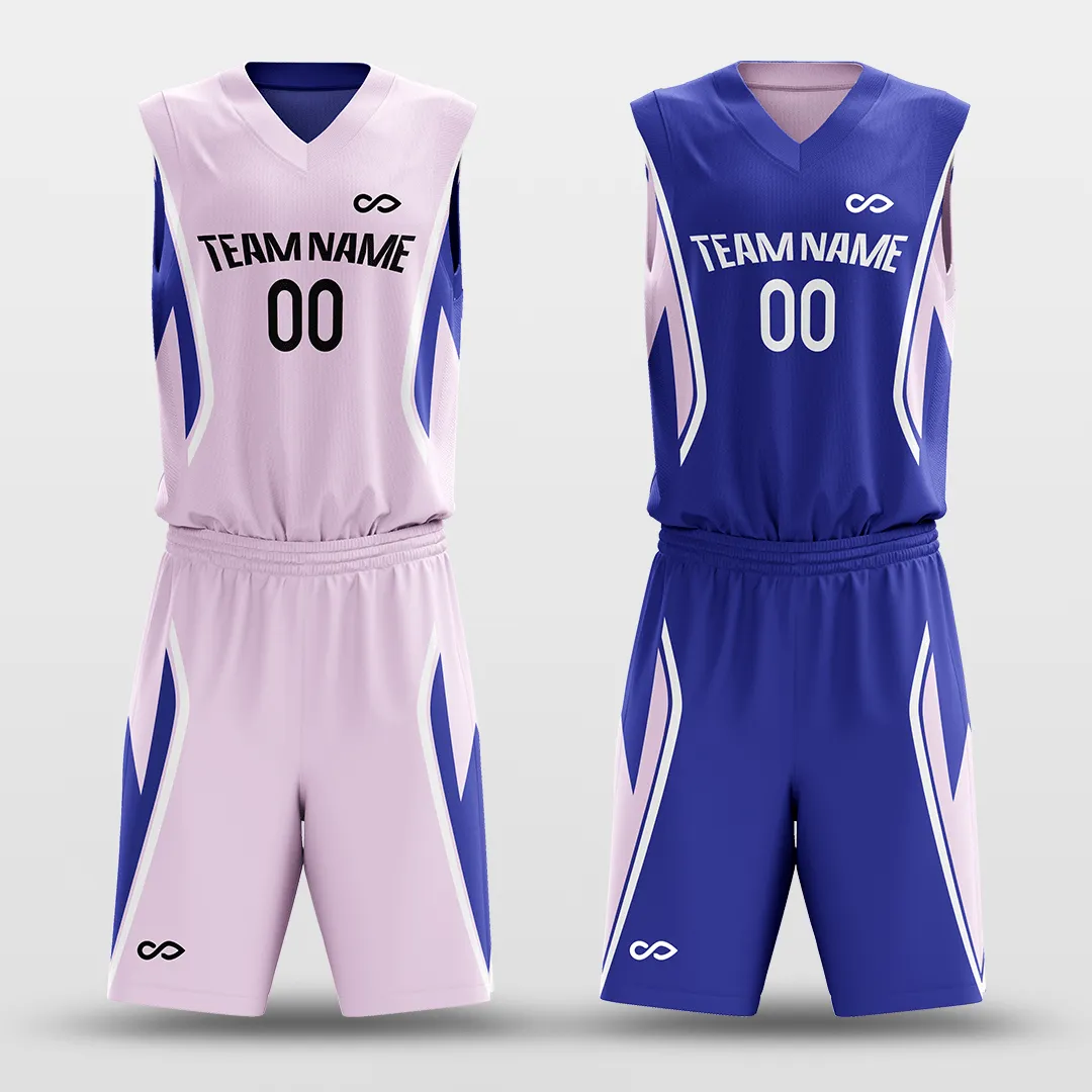 Plume - Customized Reversible Sublimated Basketball Set