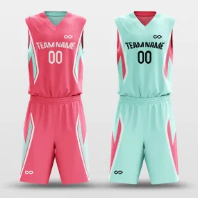 Plume - Customized Reversible Sublimated Basketball Set