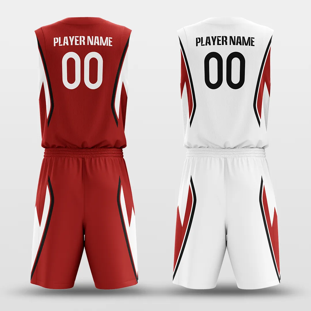 Plume - Customized Reversible Sublimated Basketball Set