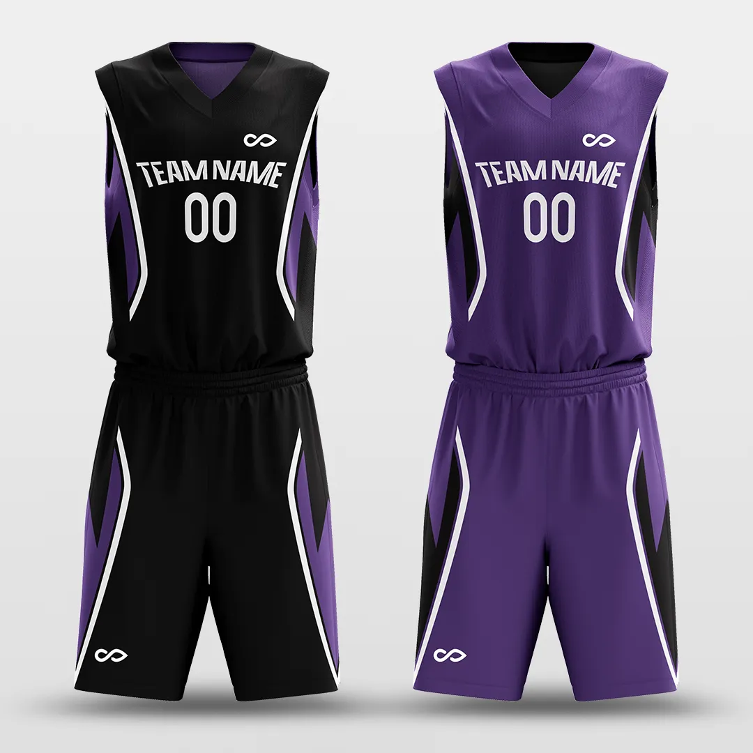 Plume - Customized Reversible Sublimated Basketball Set