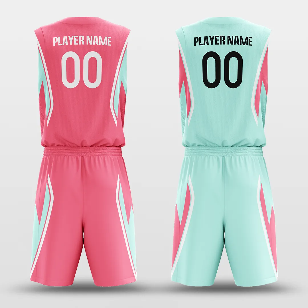 Plume - Customized Reversible Sublimated Basketball Set