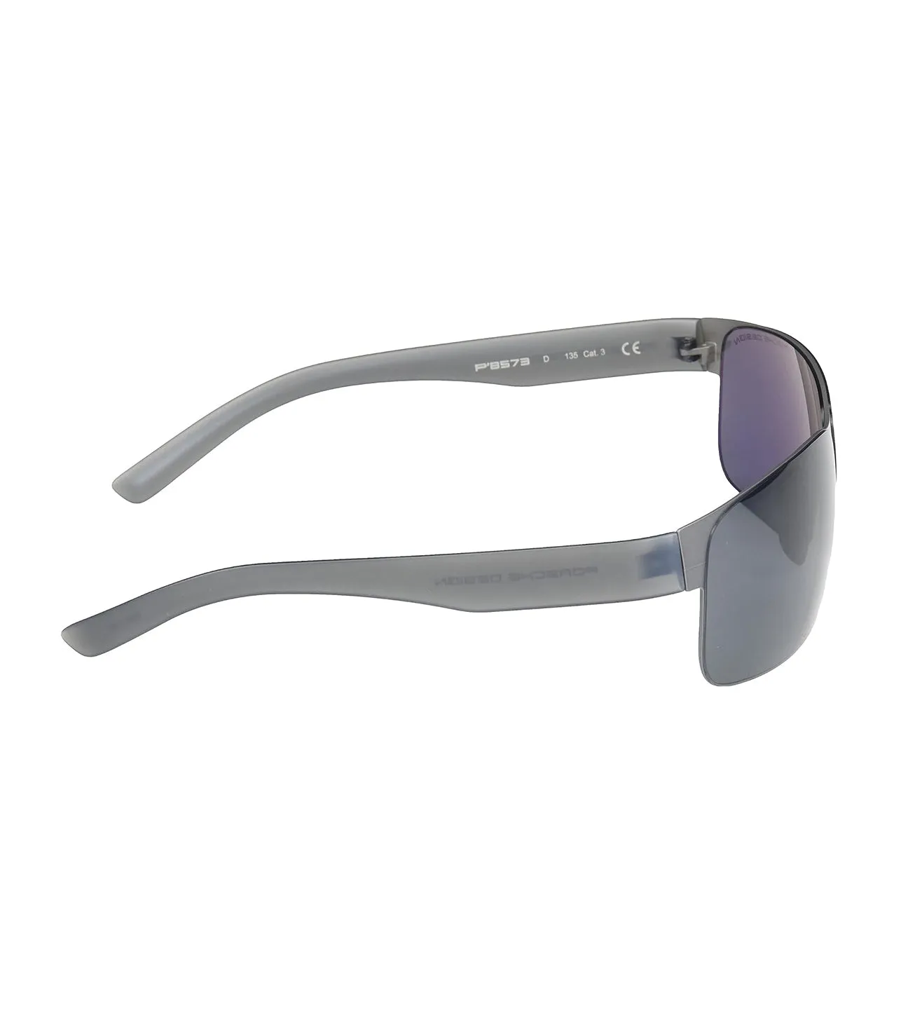 Porsche Design Men's Grey Rectangular Sunglasses