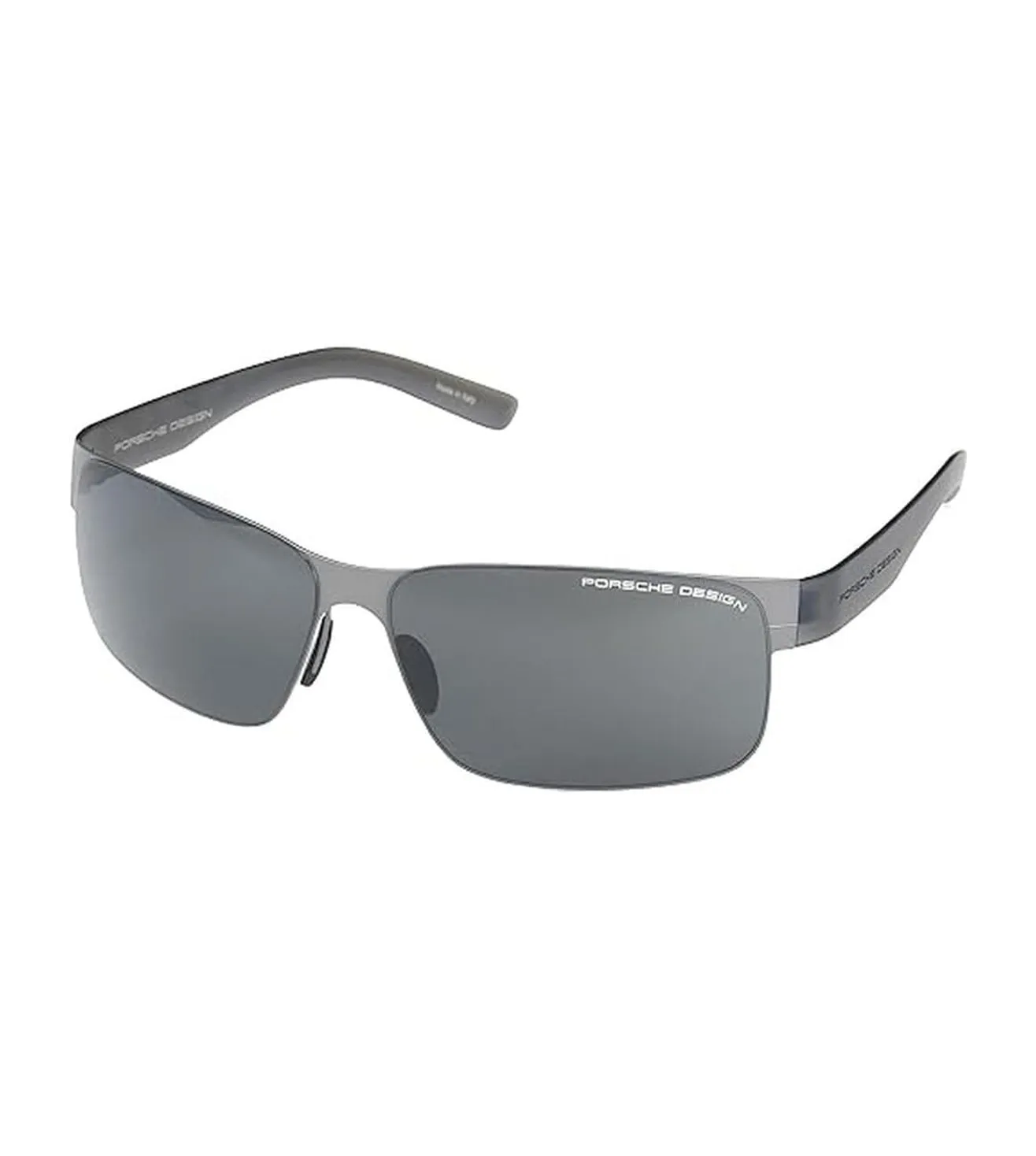 Porsche Design Men's Grey Rectangular Sunglasses