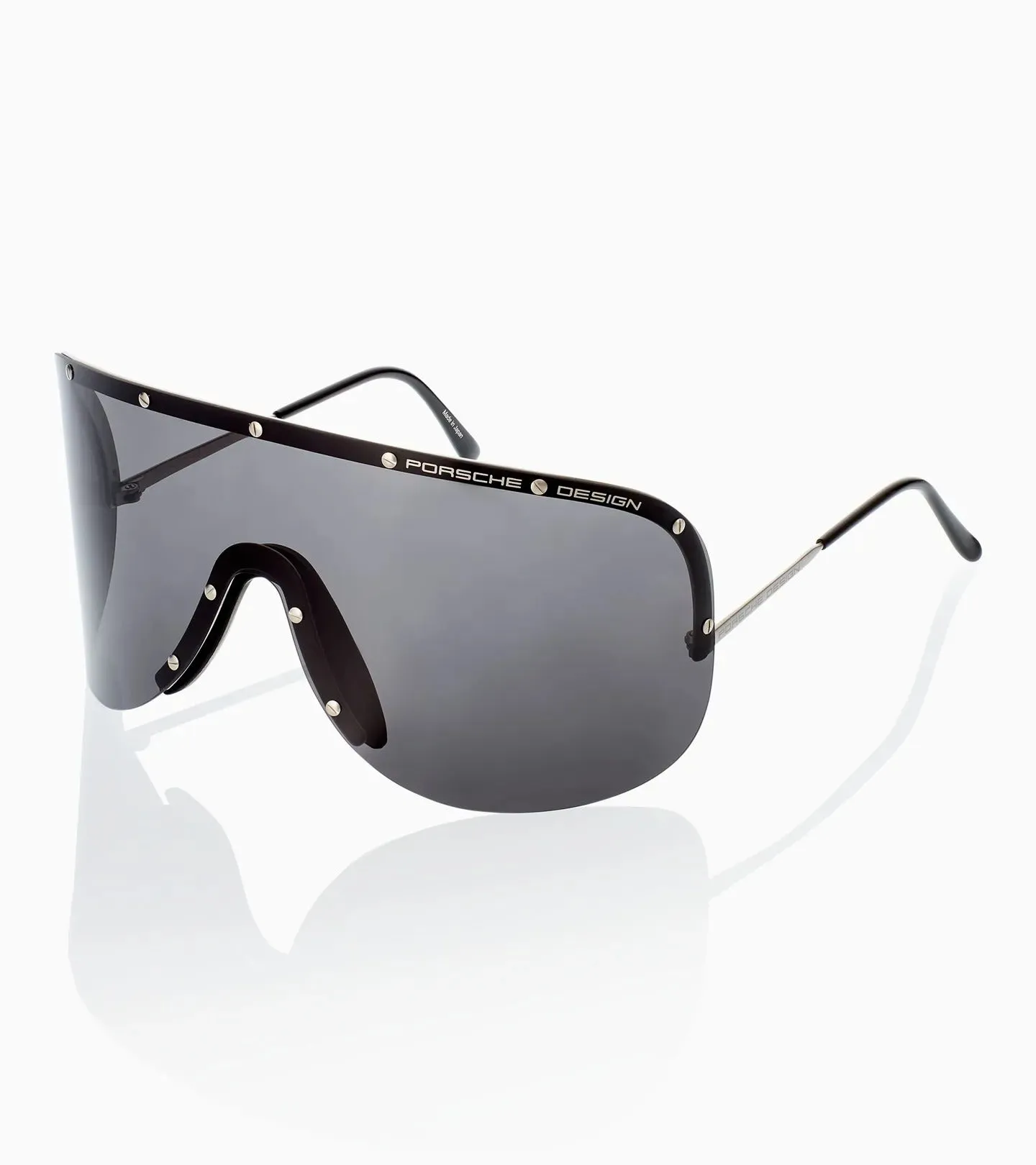 Porsche Design Men's Grey/Blue Oversized Sunglasses