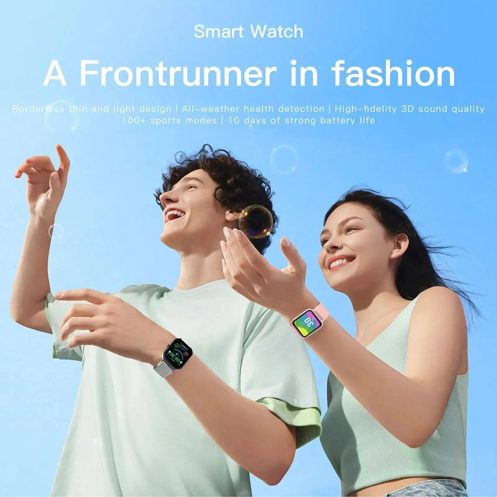 Premium 1.83" Health & Fitness Smartwatch with Waterproof Design and Comprehensive Tracking