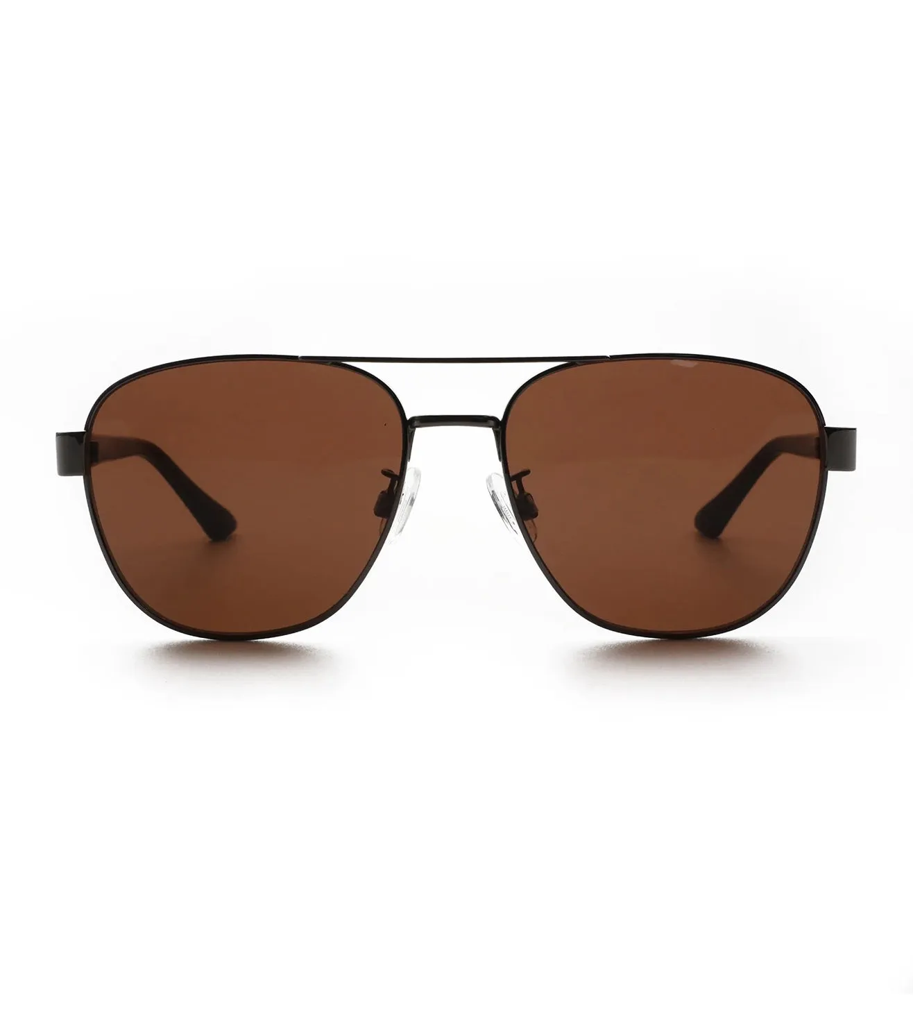 Puma Men's Brown Aviator Sunglasses