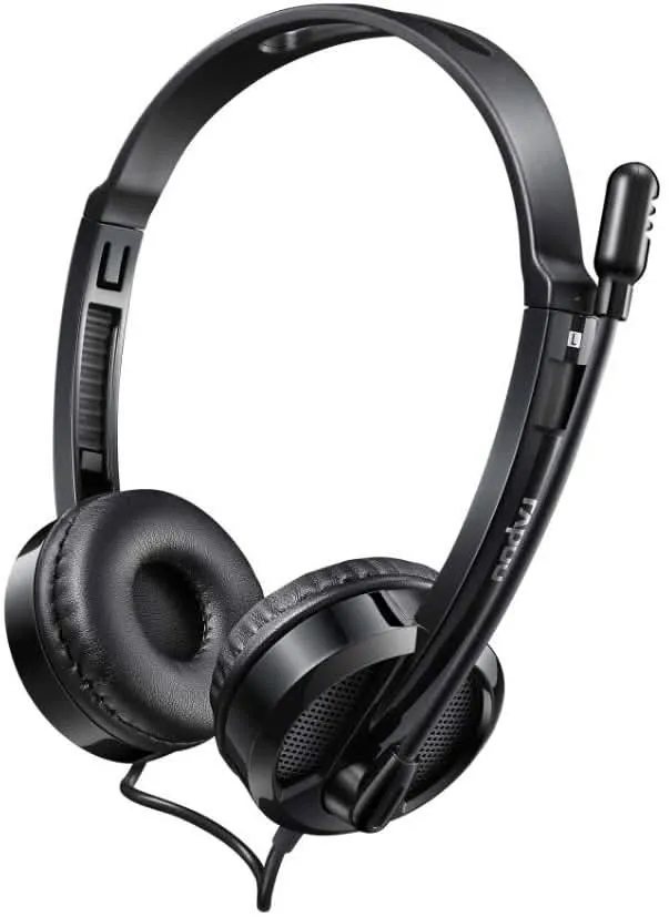 RAPOO H120 WIRED STEREO HEADSET - BLACK