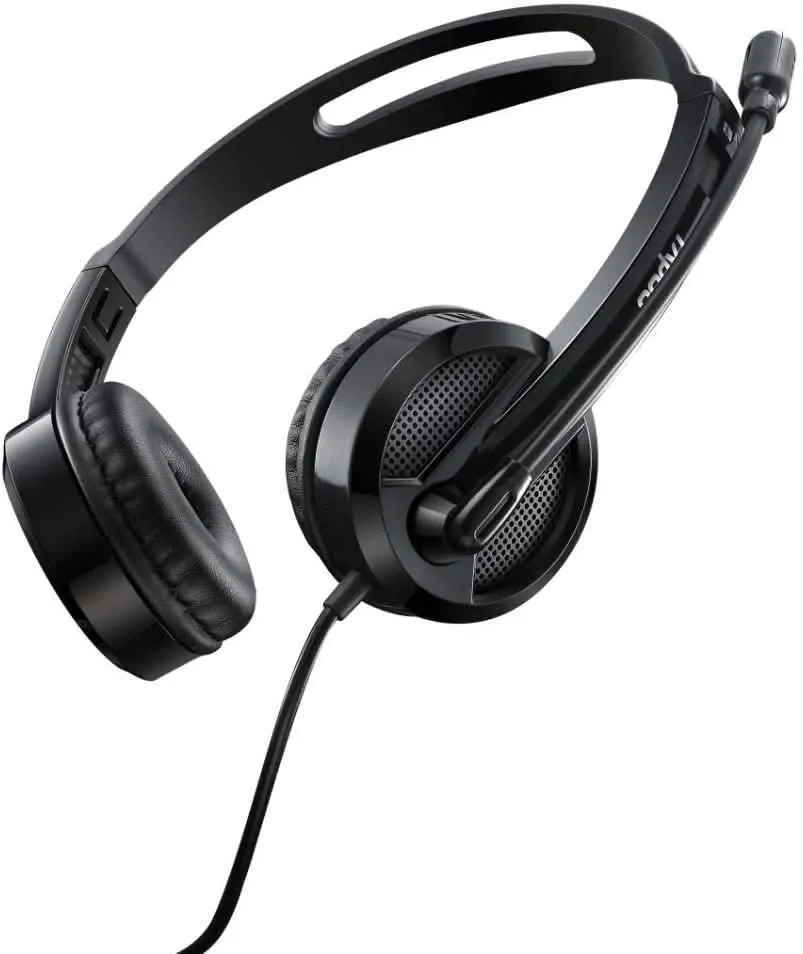 RAPOO H120 WIRED STEREO HEADSET - BLACK