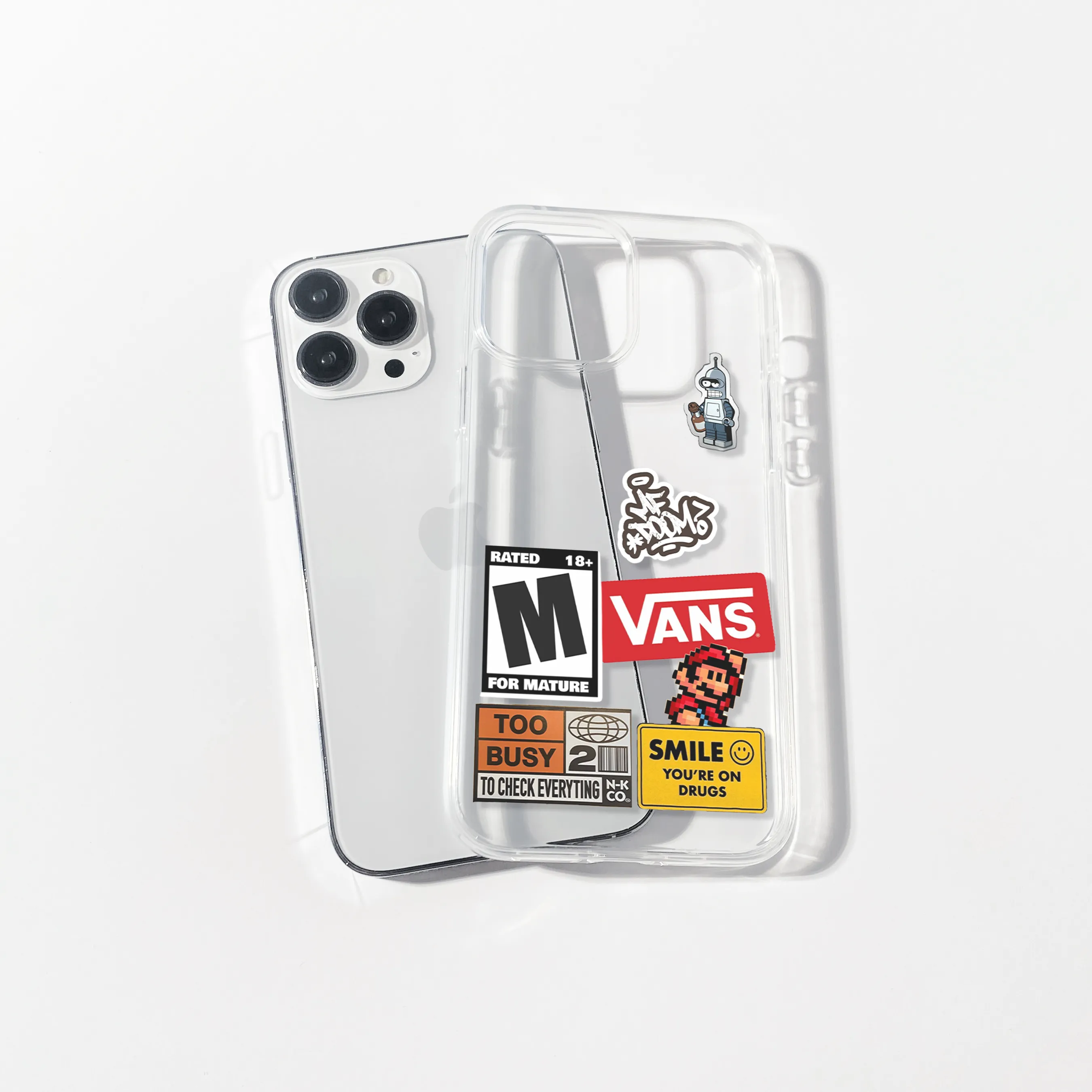 Rated R Aesthetic Silicone Clear Case