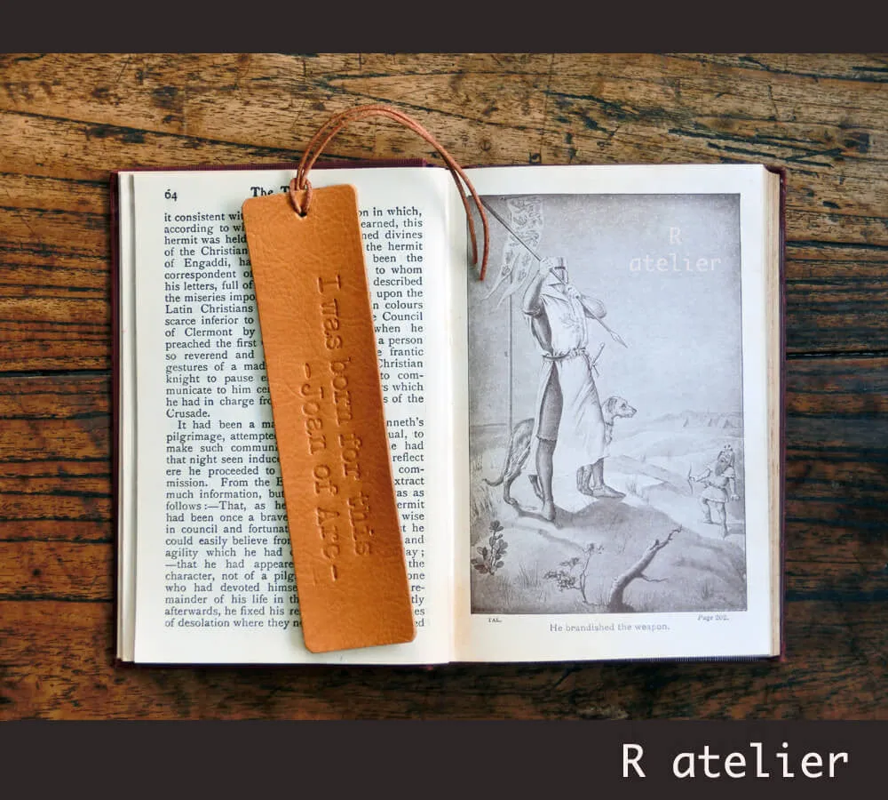 R.atelier Bespoke Leather Bookmark | Make It Personal