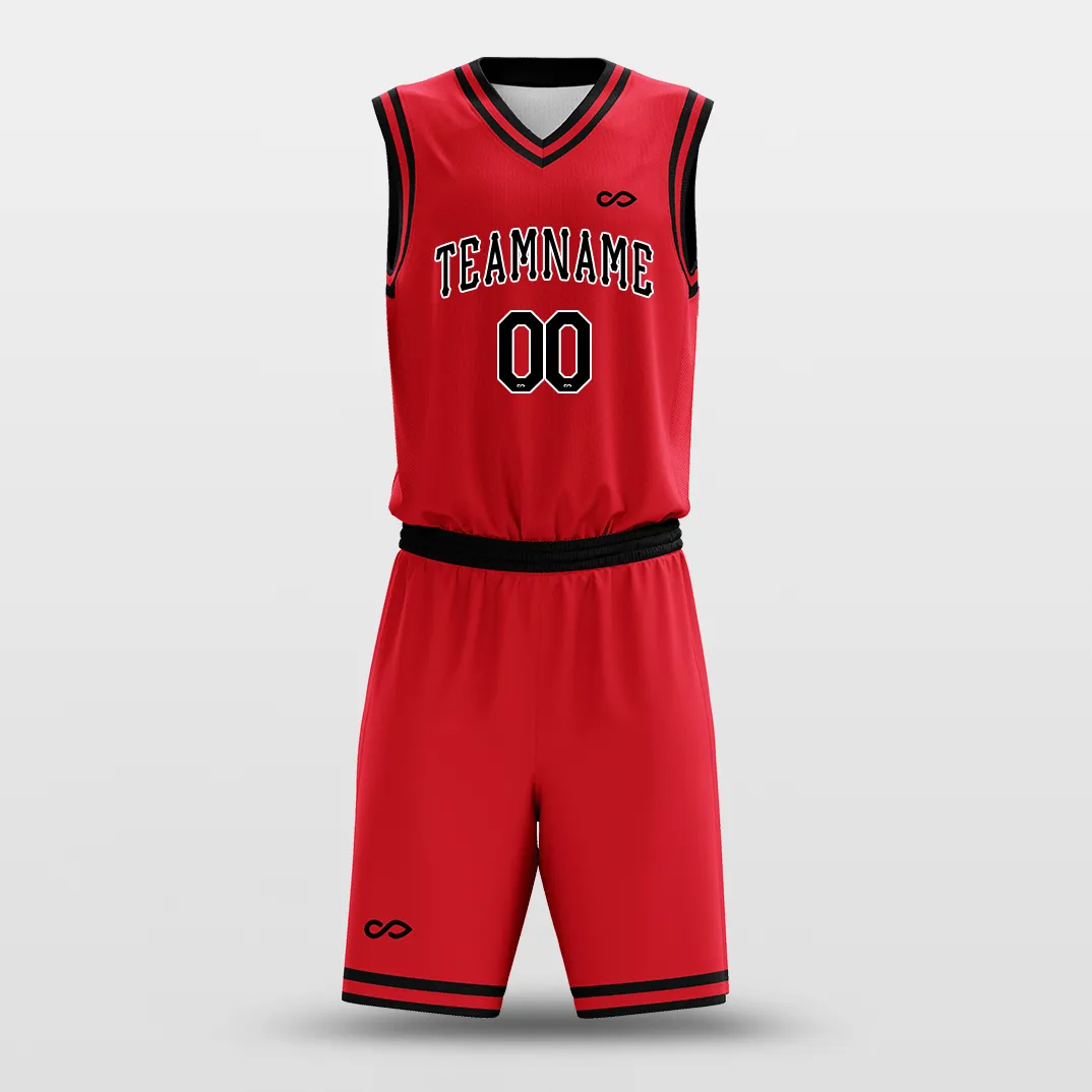 Red Black - Custom Basketball Jersey Design for Team