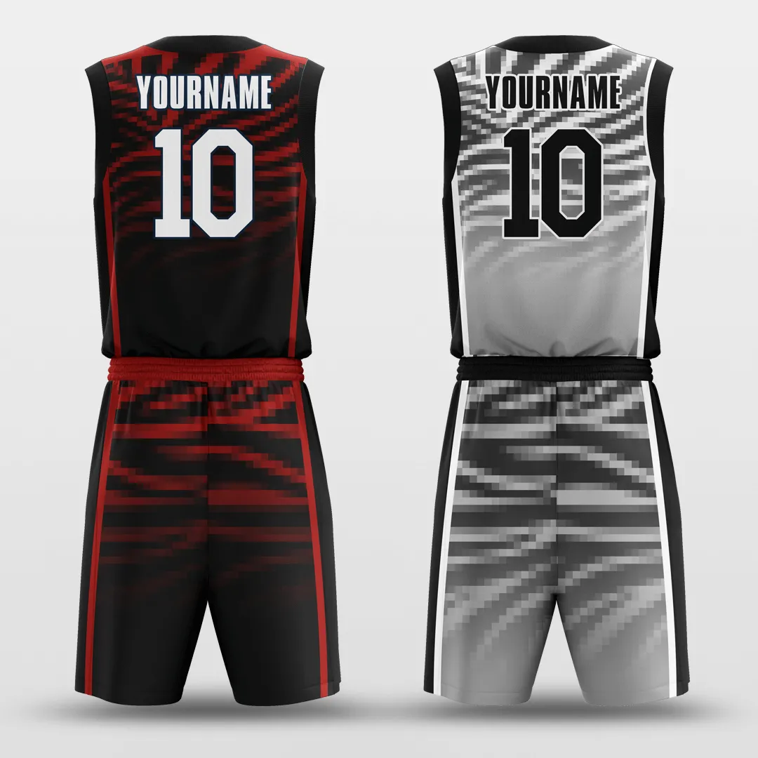 Refinement- Custom Reversible Basketball Jersey Set Sublimated