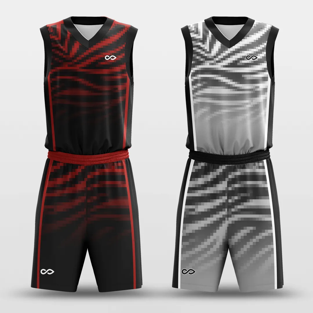 Refinement- Custom Reversible Basketball Jersey Set Sublimated