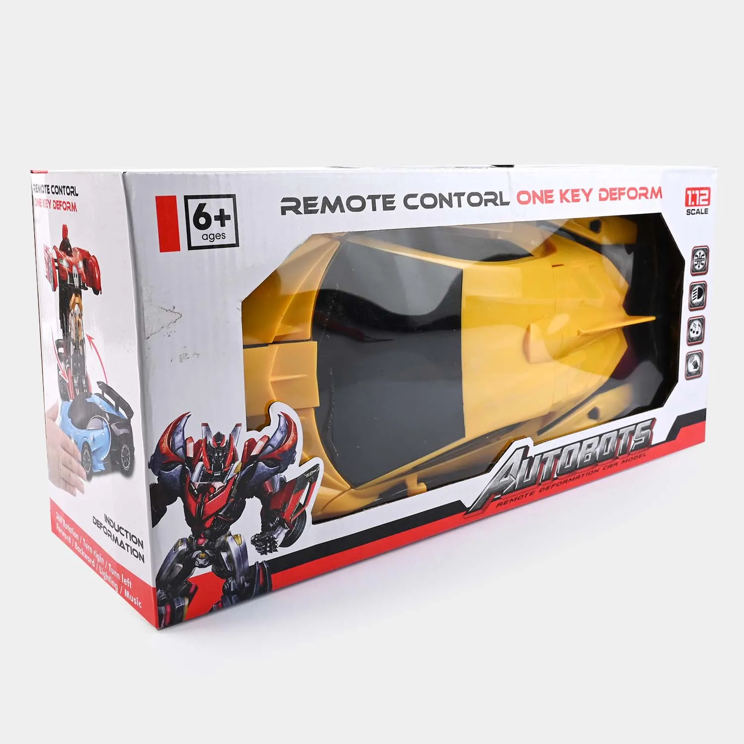 REMOTE CONTROL TRANSFORMATION CAR FOR KIDS