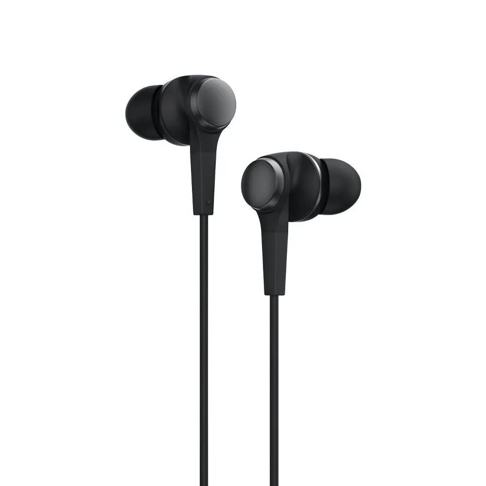 Rewyre USB- C Wired In-Ear Earphones with Microphone and Volume Control (Black)