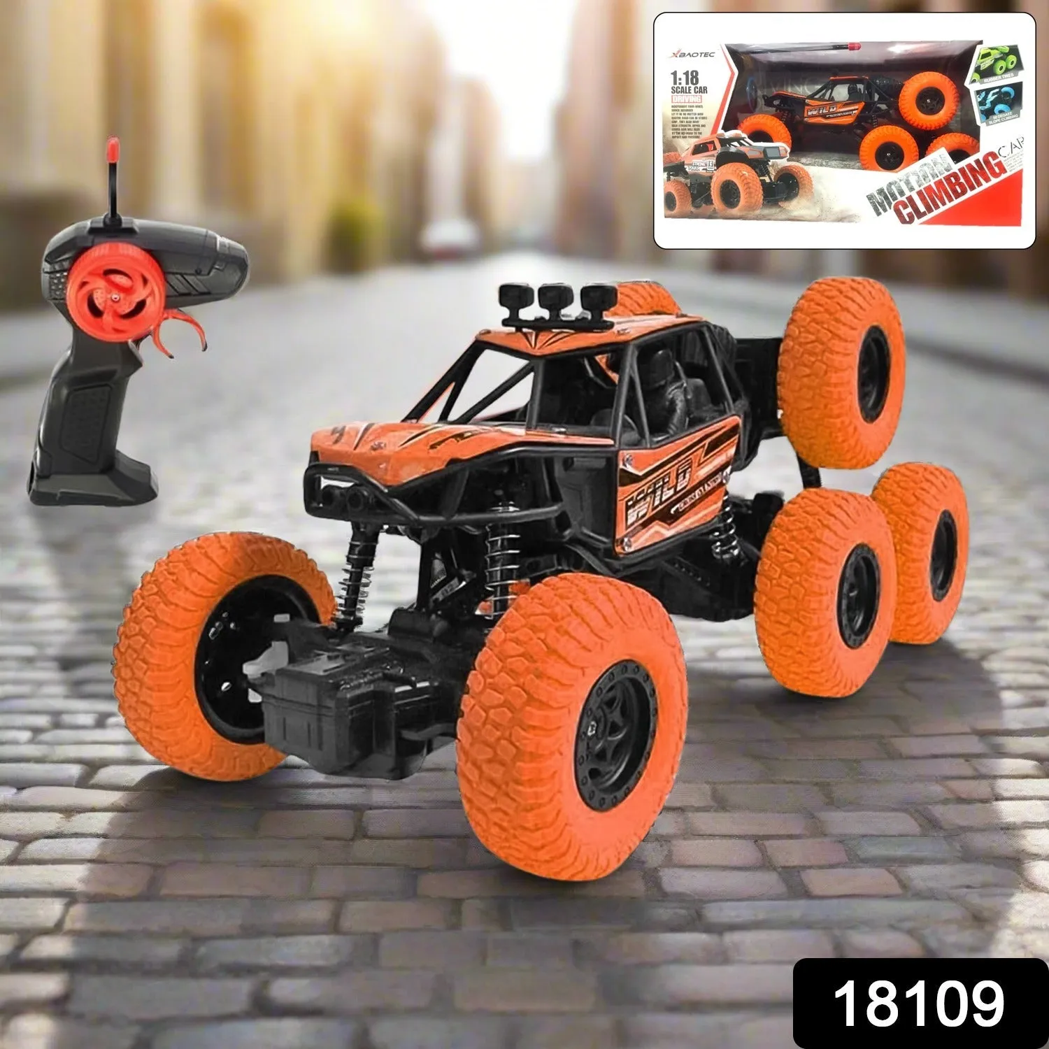 Rock Climber Car, 8 Wheels Climbing Car (1 Pc / Remote Battery Not Included)