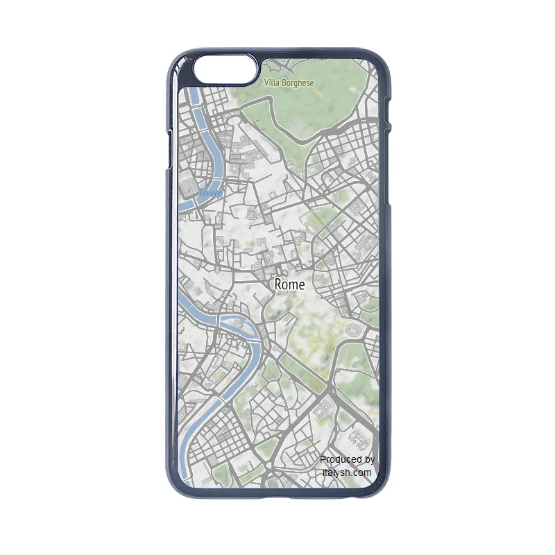 Rome map- iPhone 6 Plus Phone Case