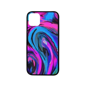 Rubber Case for iPhone 11 6.1" Aurora Borealis custom design