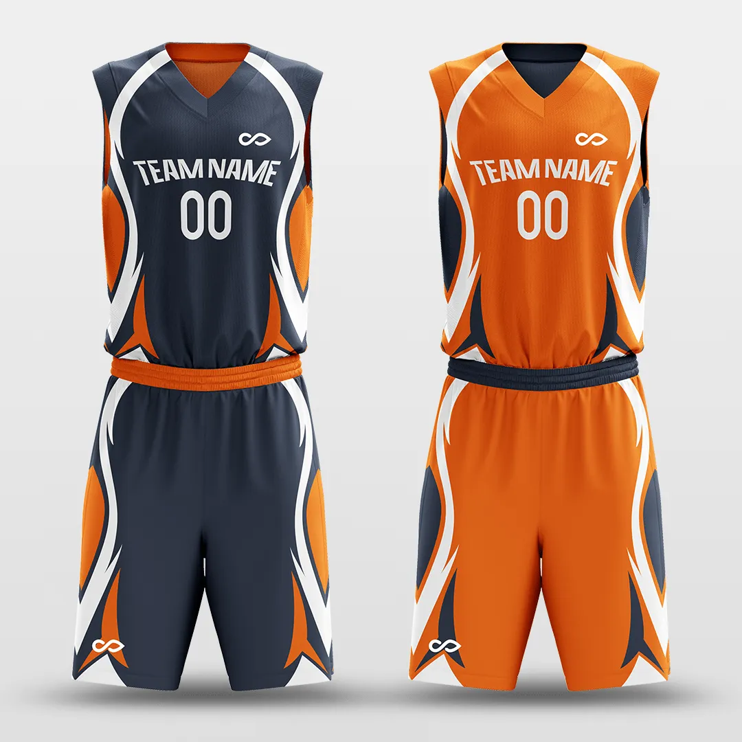 Rush - Customized Reversible Sublimated Basketball Set