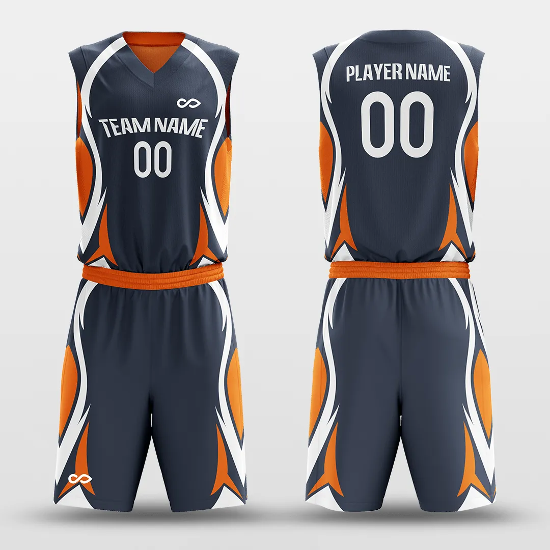 Rush - Customized Reversible Sublimated Basketball Set