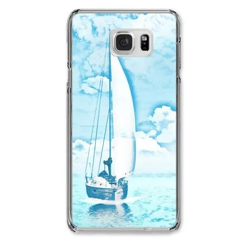 Sailing on A Blue Ocean Designer Phone Cases