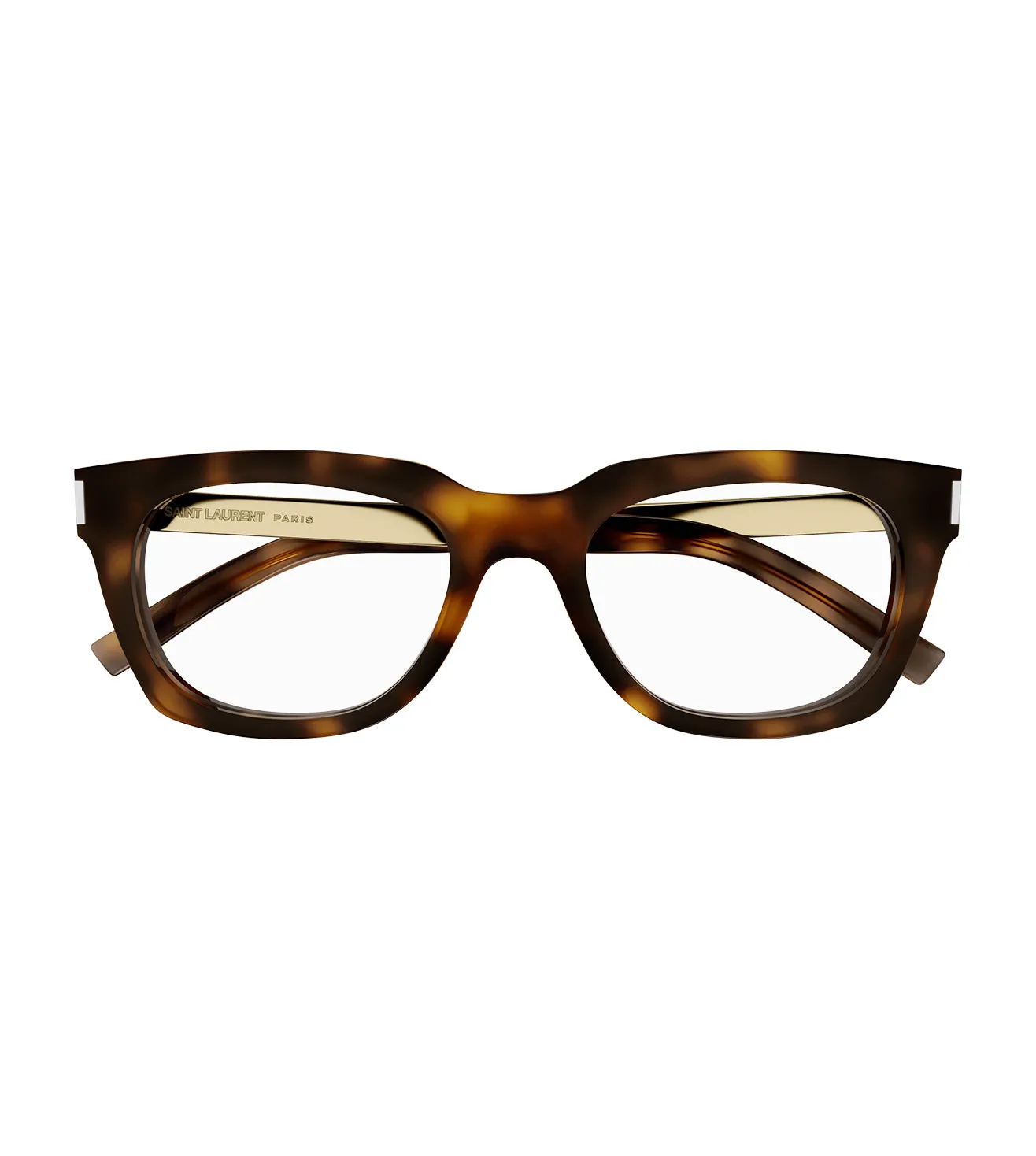 Saint Laurent Unisex Havana Rectangular Optical Frame