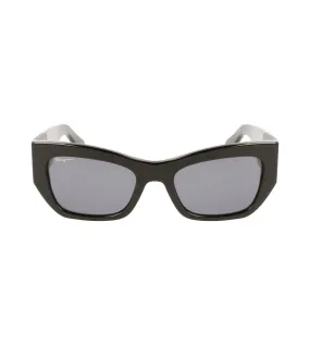 Salvatore Ferragamo Women's Grey Rectangular Sunglasses