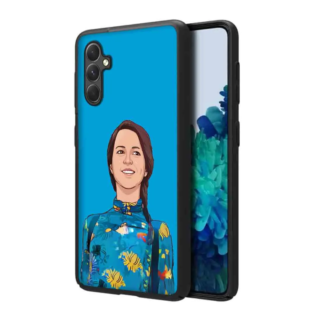 Samsung A54 Mobile Case with Photo Personalized Back Cover - Cartoonify From Photo