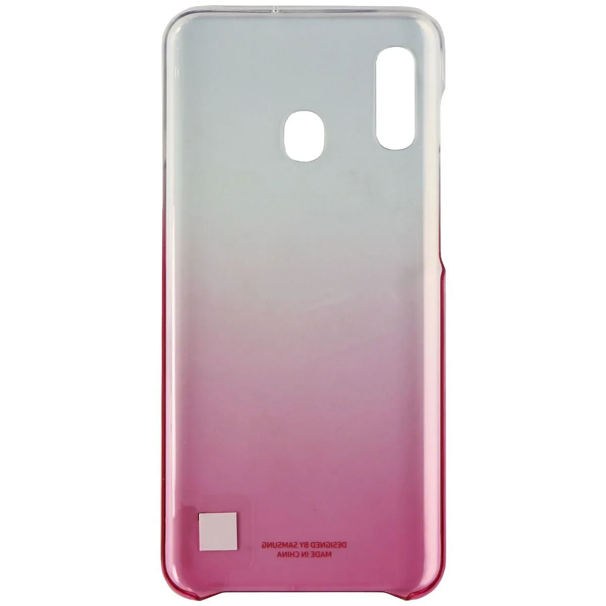 Samsung Gradation Cover for Samsung Galaxy A20 Smartphone - Pink/Clear