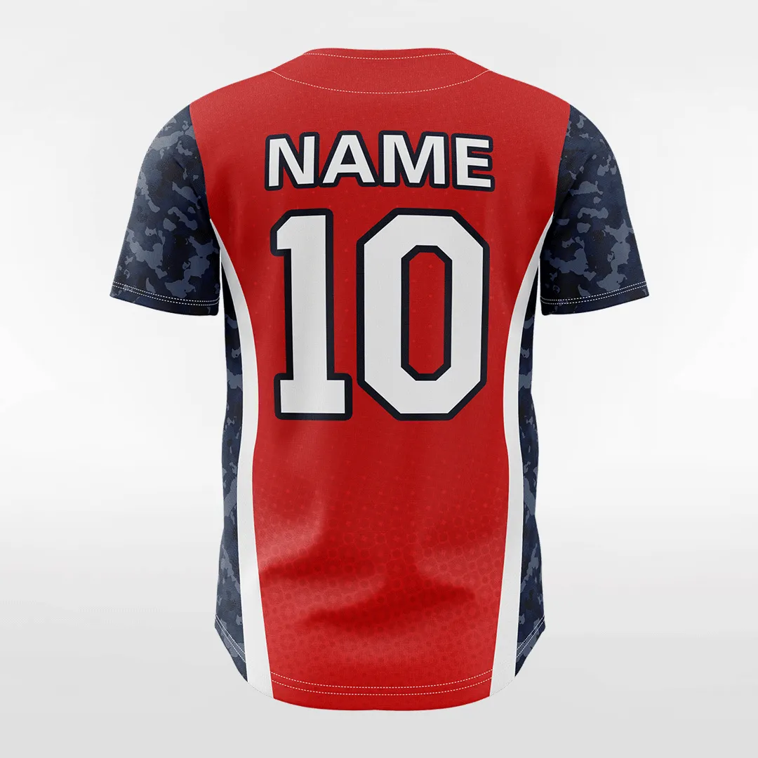 Savior - Customized Men's Sublimated Button Down Baseball Jersey