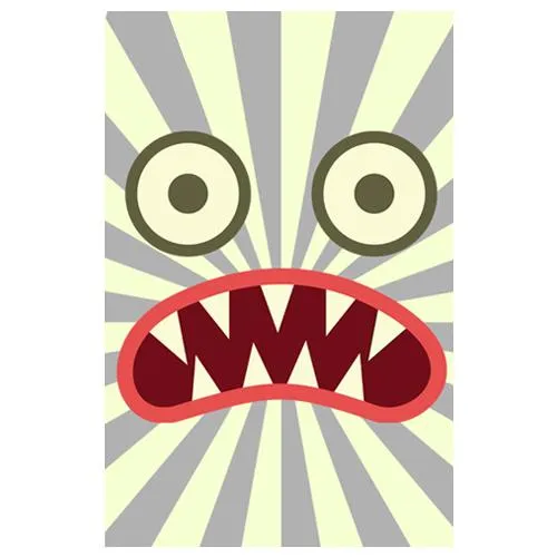 Scary Face Designer Phone Cases