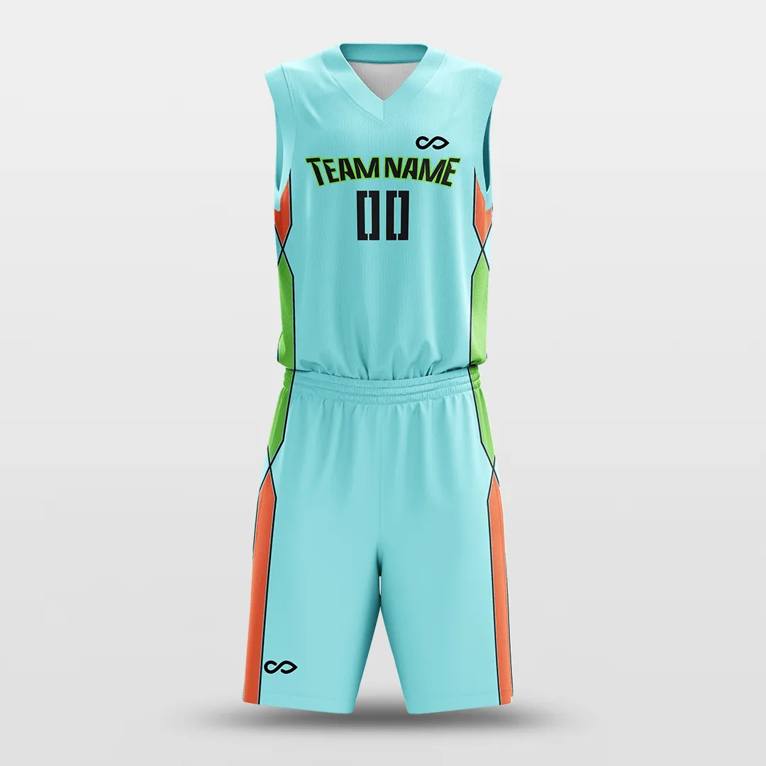 Sea Salt - Customized Sublimated Basketball Set