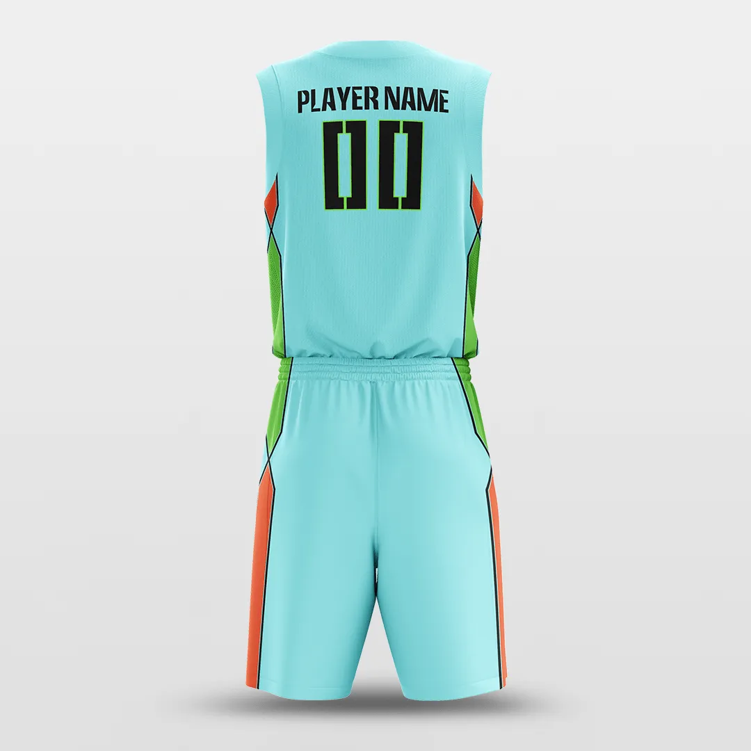 Sea Salt - Customized Sublimated Basketball Set