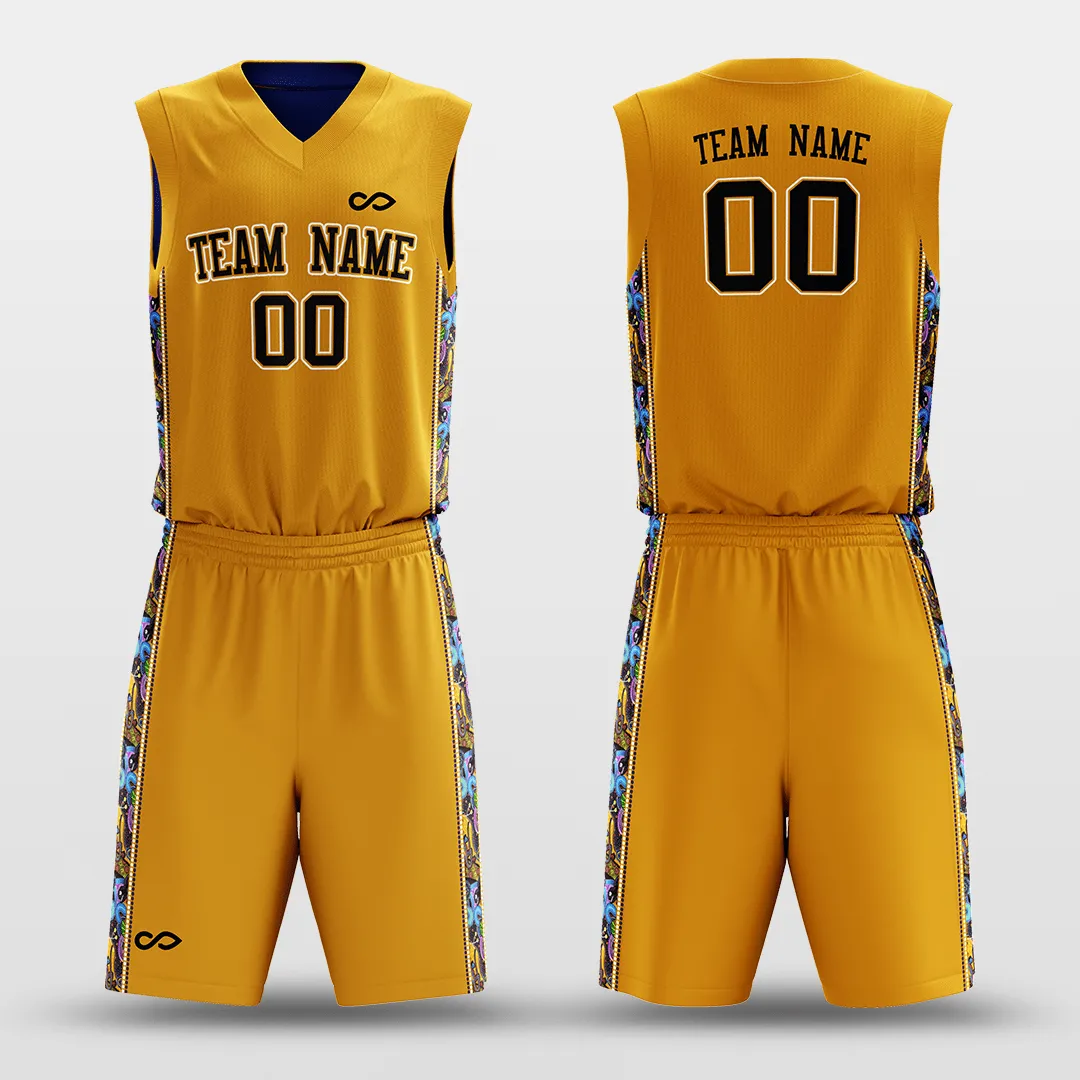 Secret - Customized Reversible Sublimated Basketball Set