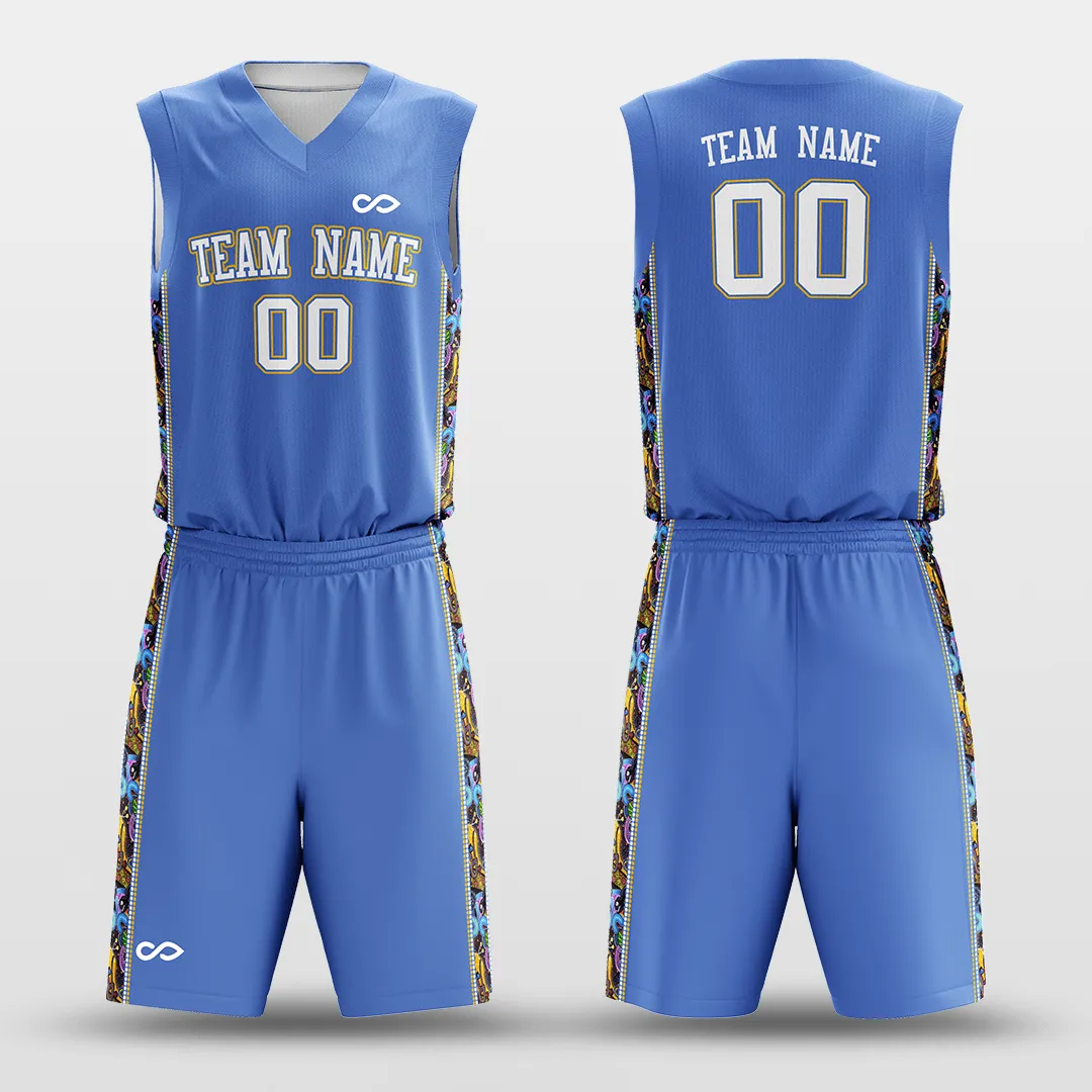 Secret - Customized Reversible Sublimated Basketball Set