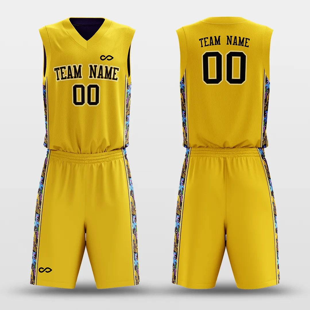 Secret - Customized Reversible Sublimated Basketball Set