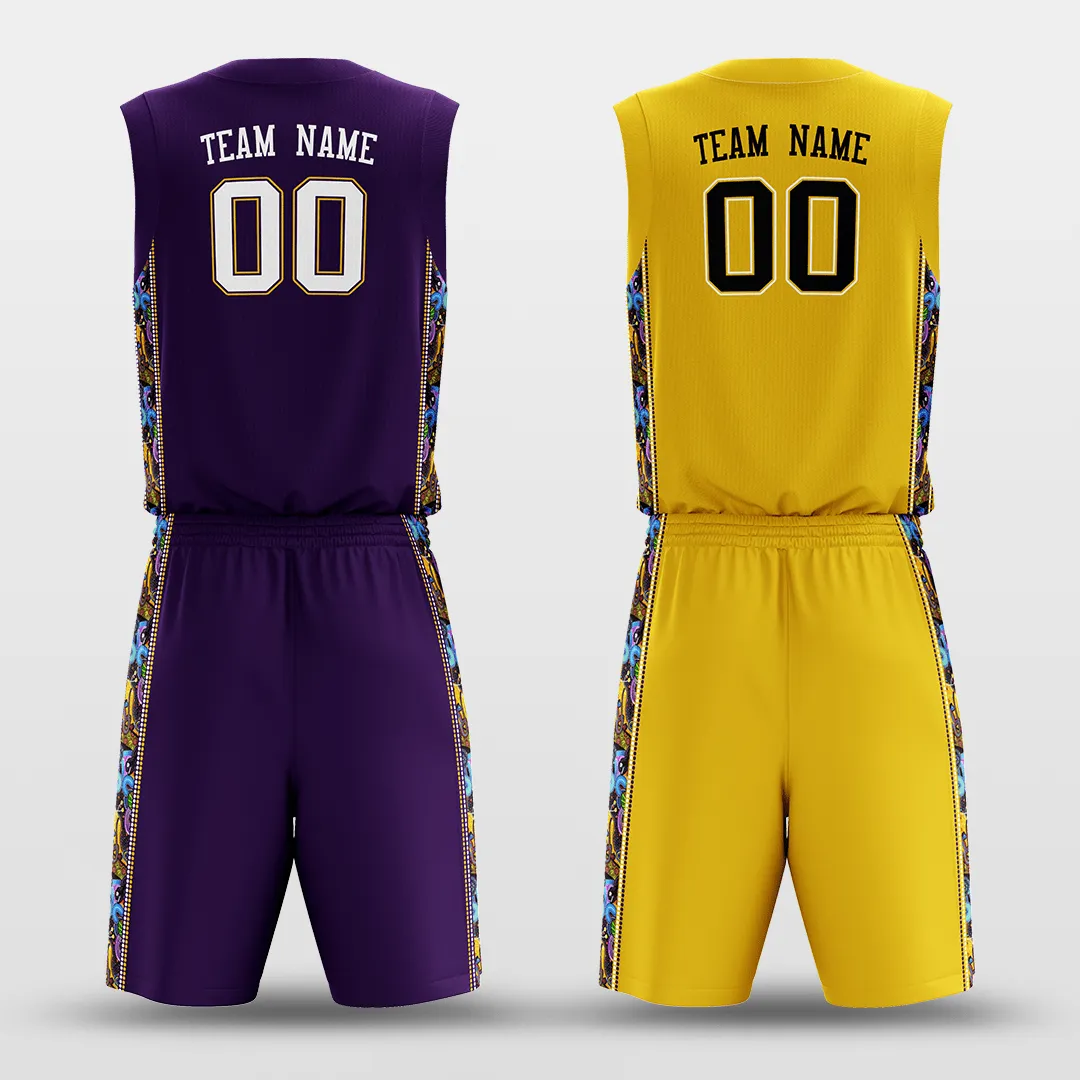 Secret - Customized Reversible Sublimated Basketball Set