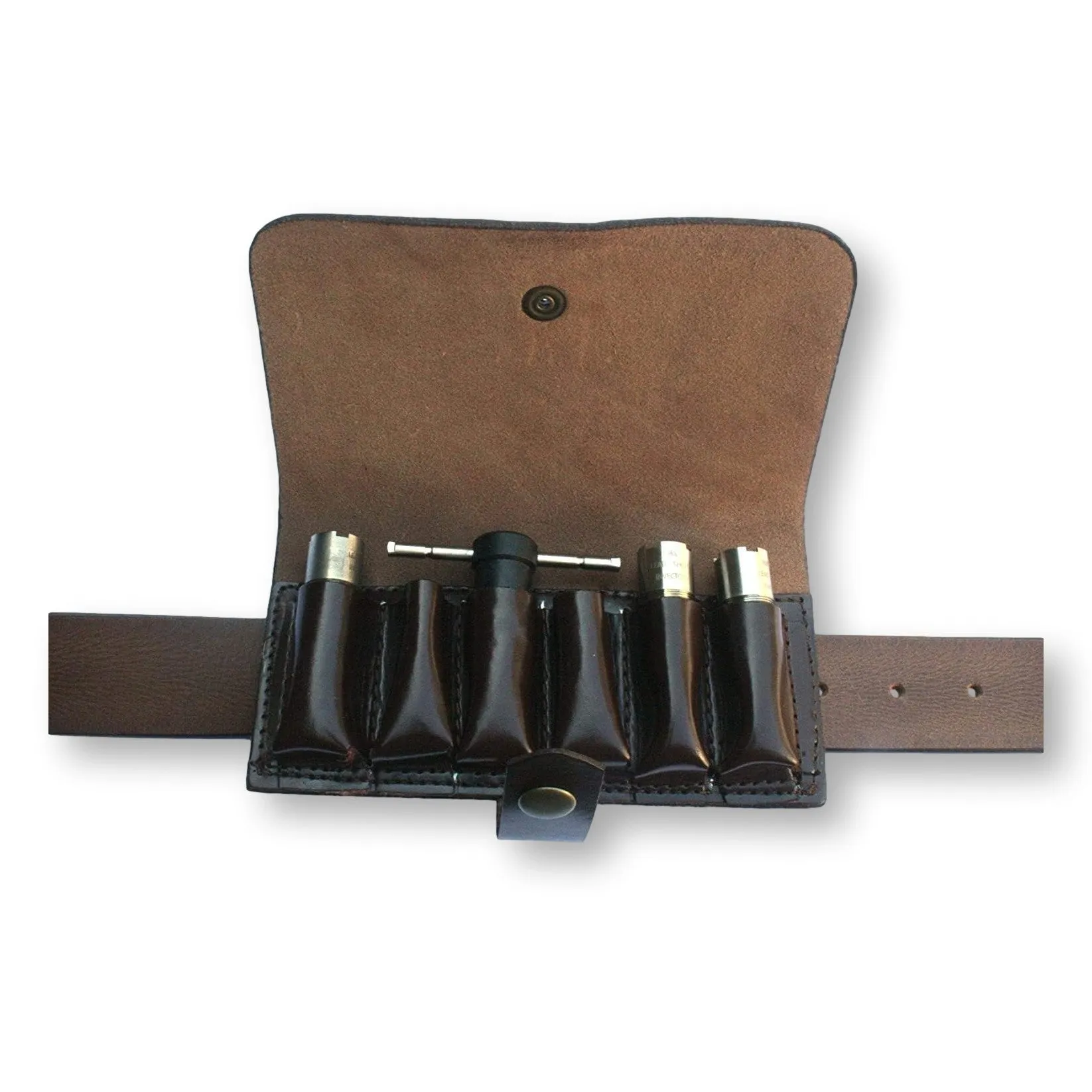 Shotgun Leather Choke & Cartridge Case