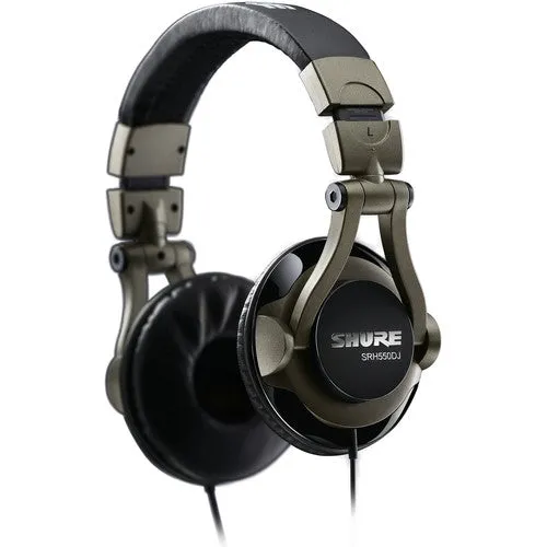 Shure SRH550DJ Professional Quality DJ Headphones