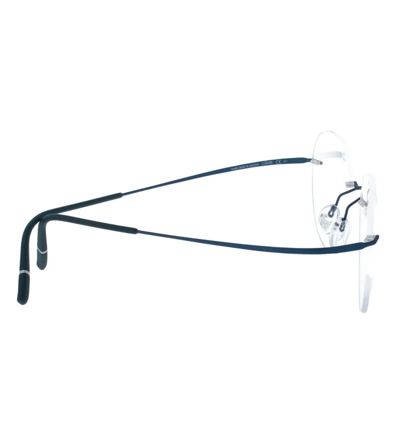 Silhouette Unisex Blue Round Optical Frame