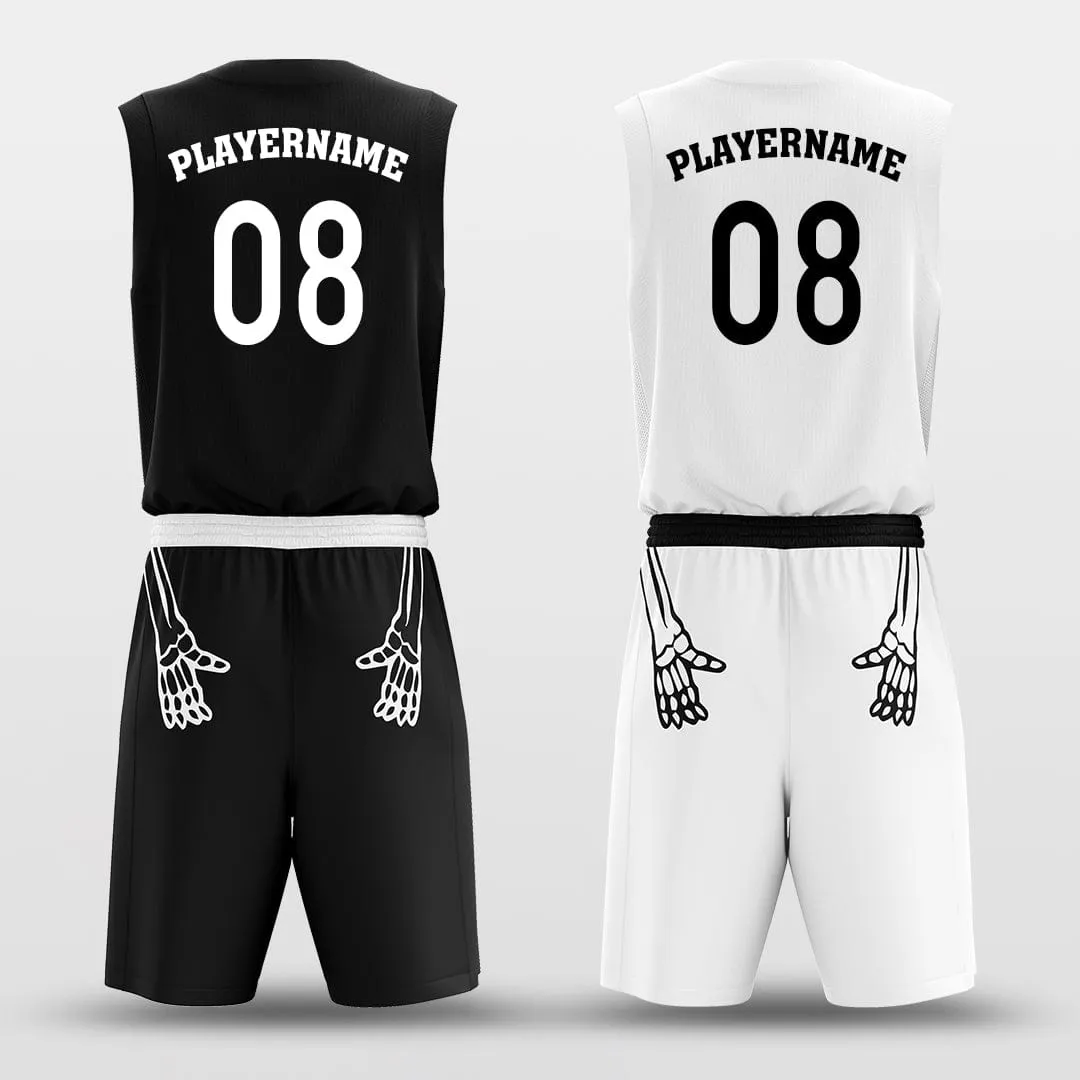 Skeleton - Customized Reversible Sublimated Basketball Uniforms