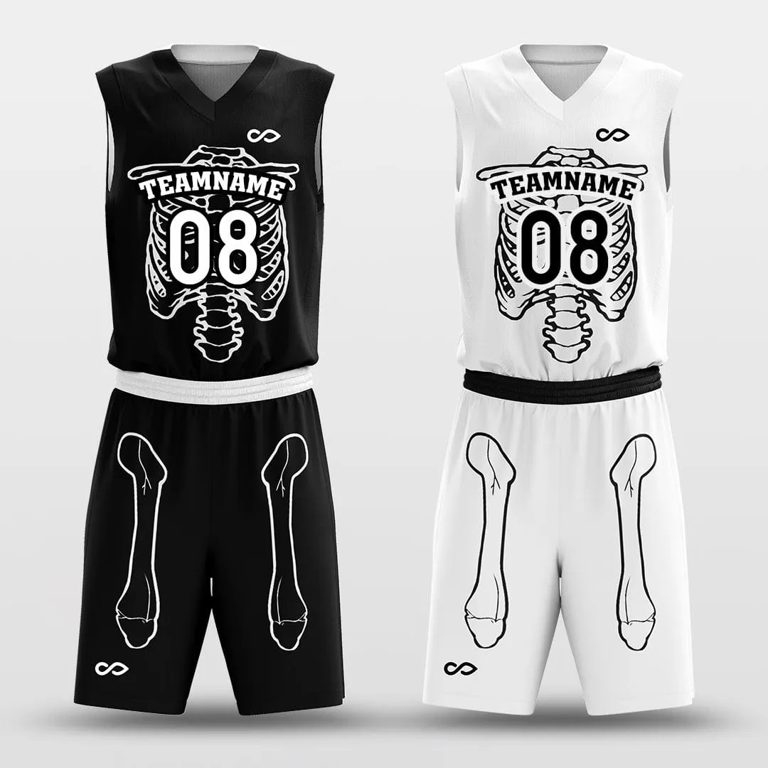 Skeleton - Customized Reversible Sublimated Basketball Uniforms