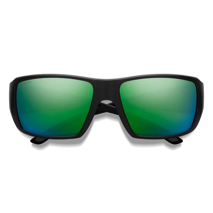 Smith Guide's Choice XL Matte Black / ChromaPop Glass Polarized Green Mirror