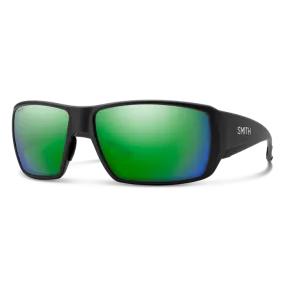 Smith Guide's Choice XL Matte Black / ChromaPop Glass Polarized Green Mirror