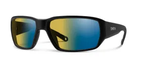 Smith Optics Hookset Matte Black ChromoPop Glass Polarchromic Yellow Blue Mirror