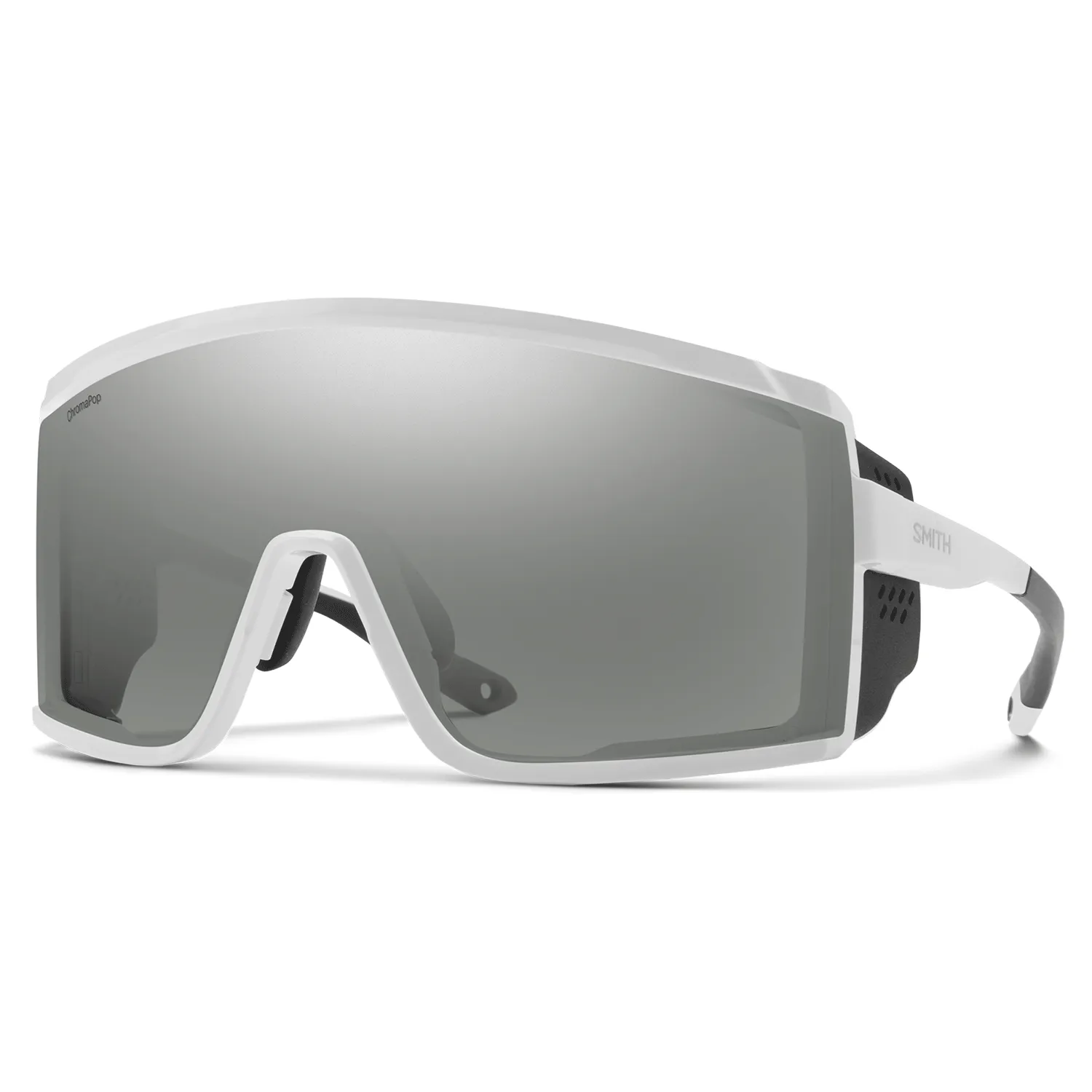 Smith Pursuit Sunglasses White/ChromaPop Platinum Mirror   Clear