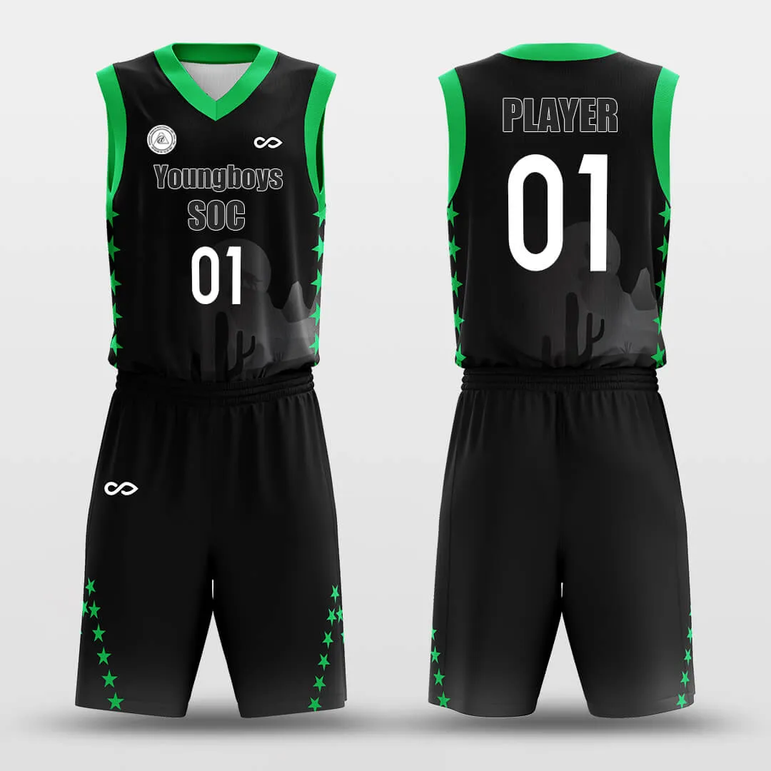 Star Flare - Custom Sublimated Basketball Jersey Set